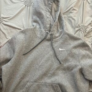 Nike Heather Gray Pullover Hoodie